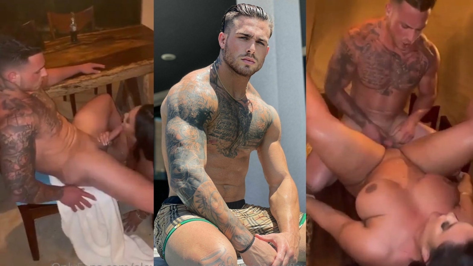 Ex Footballer Athletic Stud fucks pussy