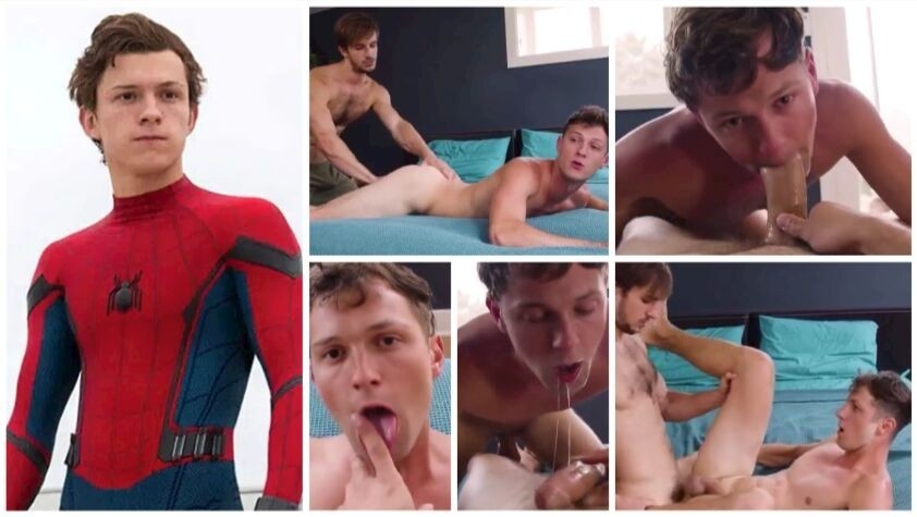 POV Tom Holland deepfake fucked by his stepbrother again DeepFake