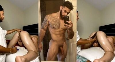 Juicy straight guy in first massage in prostate