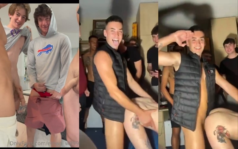 straight boy parties and antics