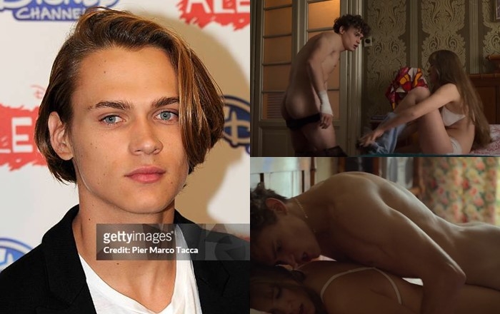 Actor Saul Nanni naked in show of netflix