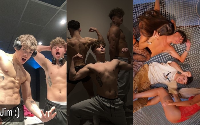 tiktoker loves to fuck alongside his best friends