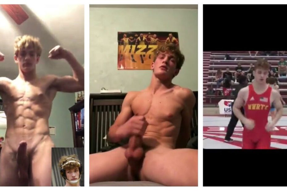 Straight College Wrestler Gets Baited And Shoots Cum