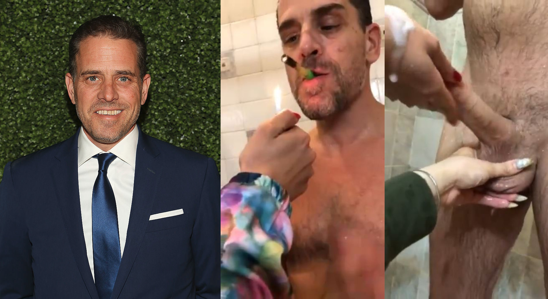 Son of USA President – Hunter Biden sex tape in shower