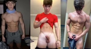 hadsome bodybuilder boy Preston Milli