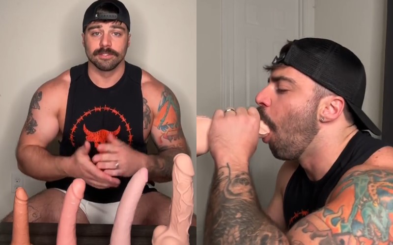 Jordan teaches how to give a blowjob on dicks of all sizes