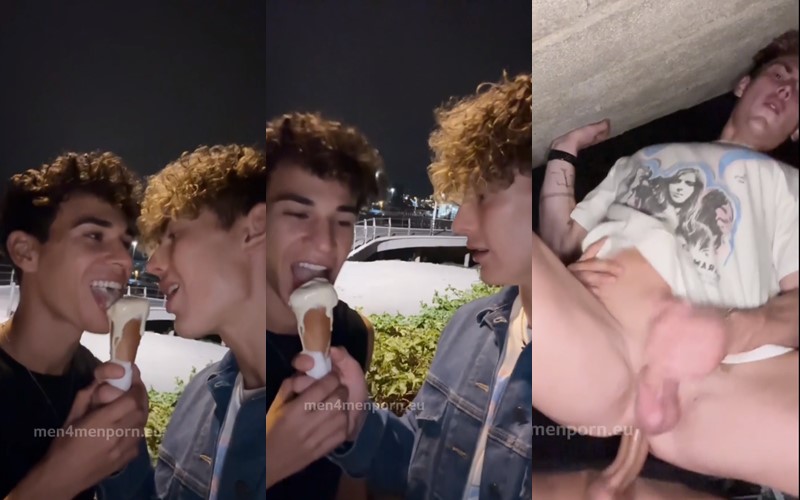 Romantic night turns into a fuck in the alley – Angel Garcia and Melvin