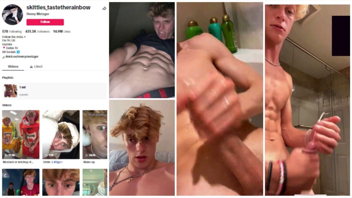 TikToker Henry Metzger cum videos
