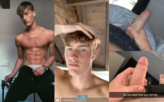 Gorgeous blonde athlete with a perfect dick Leaked nudes