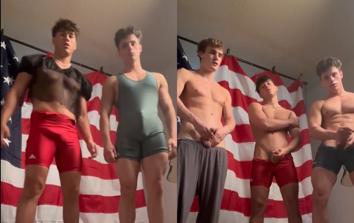 The uniforms couldn’t support the horny of jock tiktokers