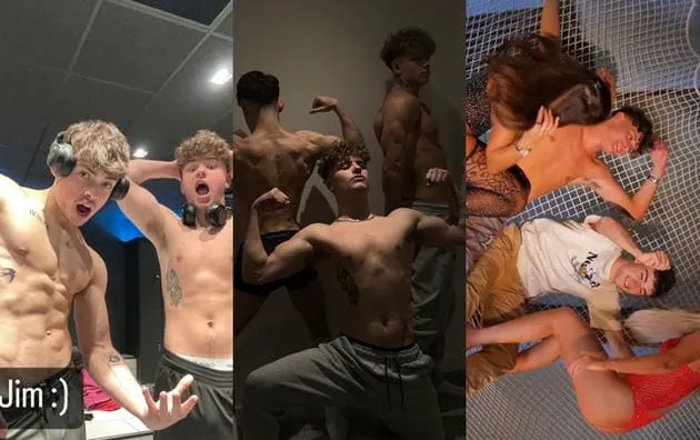 tiktoker loves to fuck alongside his best friends