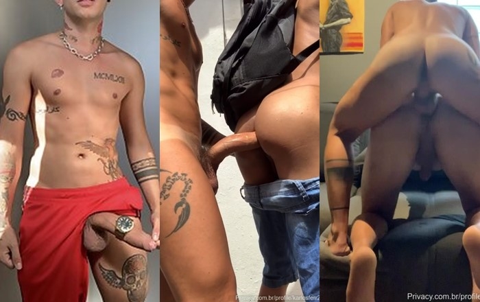 boy with 24cm dick and perfect ass fucks holes