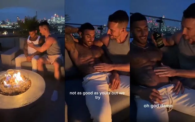 visit from straight friend