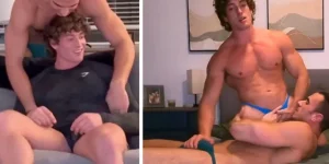 Gorgeous Young Adonis has a unique wrestling training session with his coach