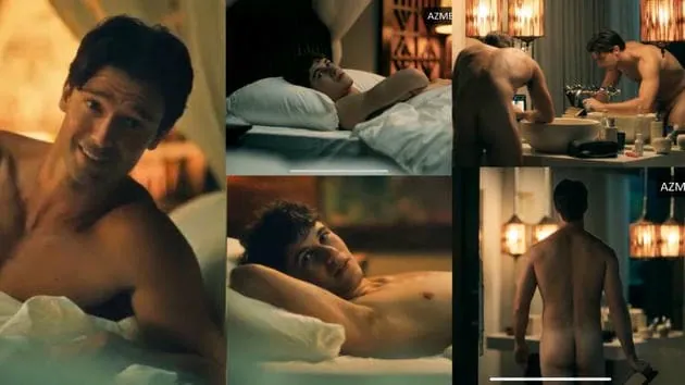Actor Patrick Schwarzenegger naked in polemic tv show HBO – watching brother masturbate