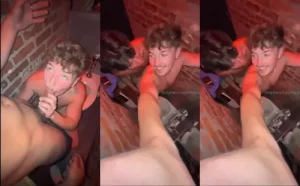 tiktokers fuck in the club bathroom