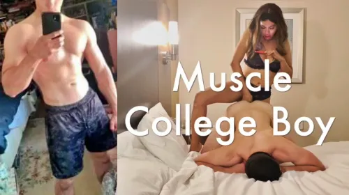 Muscle College Boy str8 fucked by Ts firt time dood