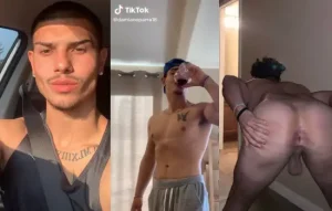 Tiktok boy str8 shows his perfect virgin ass