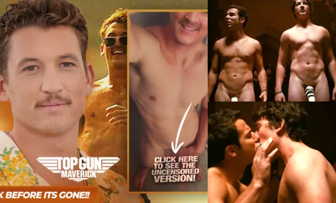 Actor Miles Teller in hot homoerotic scenes