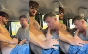 I helped the handsome endowed driver to cum and relax dodb