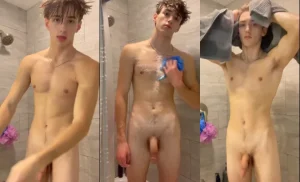 model on vlog in an intimate moment of bathing lulu