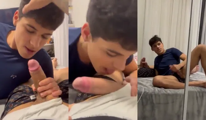 I challenged my cousin to give me a blowjob salv