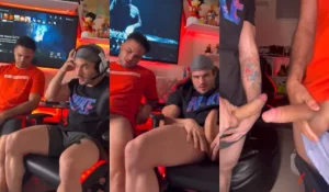 str8 gamer guys jerking off together salv