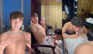 Cutie tiktoker Str8 First Time Getting blowjob gay salv