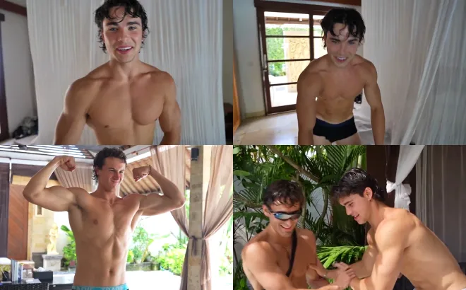 hot youtubers in an intimate moment