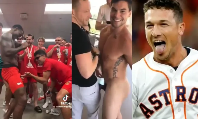 str8 jocks celebrating victories with homo fun lulu