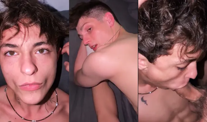 Cute boys Being Dominated Hard By a bad boy salv