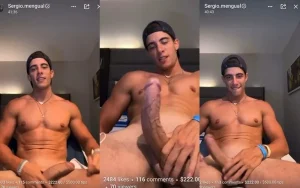 hunk tiktoker jerking in live dodb
