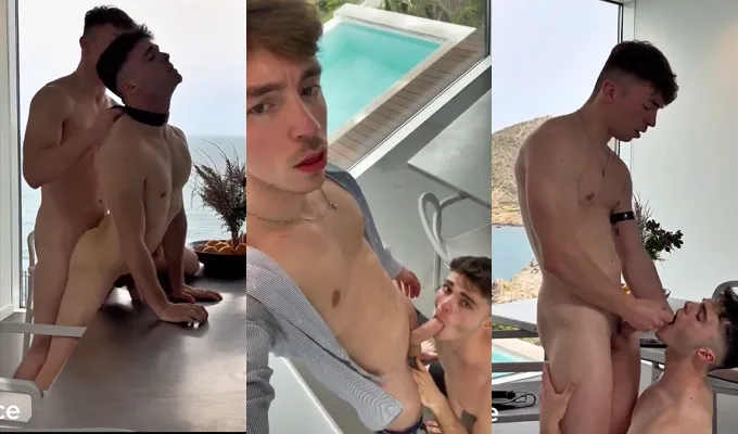 twinks fucking intensely in the luxury penthouse