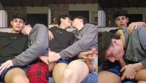 Cute Couple Deeply In Love Exchanges Affectionate Touches and Blowjobs salv