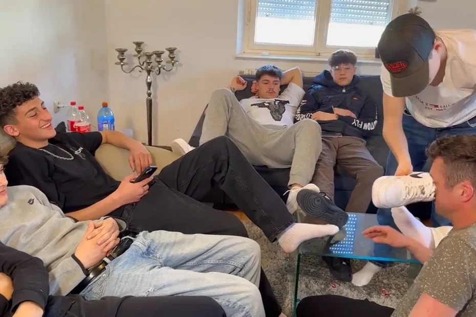 7 young alpha males Demand Total Worship from a Vulnerable Sub