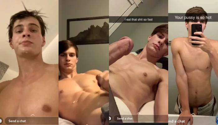 Hot conversation on Snapchat with a college stud – baits nudes