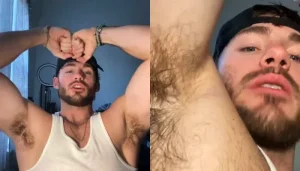 Influencer Flaunts His Sweaty Pits for His Obedient Followers