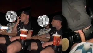 Romantic Date Escalates into Steamy Theater Sex Under the Big Screen