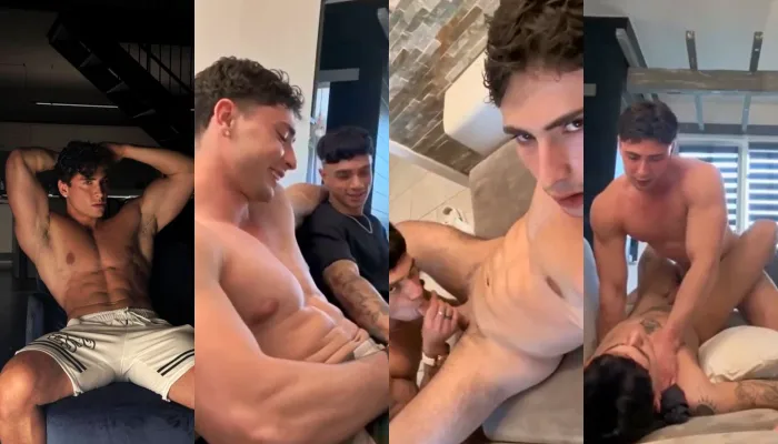The handsome guy from Instagram fucks his gym buddy