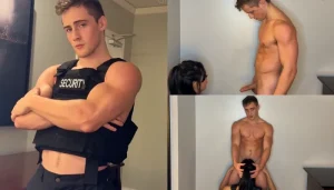 gorgeous private security from IG guard fucking his client