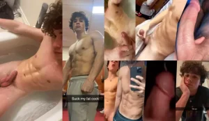 Leaked racy messages with young college jock