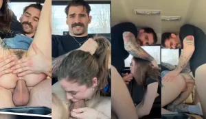 Sexy stud TV Star reality fucks a girl in the car
