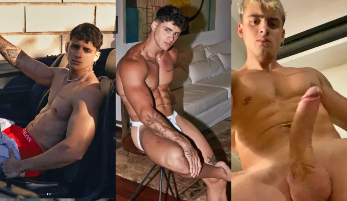nudes of handsome influencer model from @simon IG