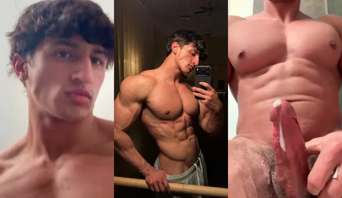 nudes of hot fitness influencer cumming a lot