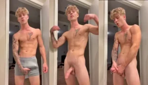 blonde influencer with a big dick woke up very horny dara da005