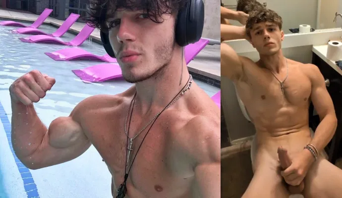 Nudes of Hot TikToker boy jerk off and cum