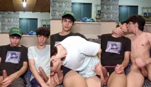 Str8 boys accept a challenge for money on a livestream