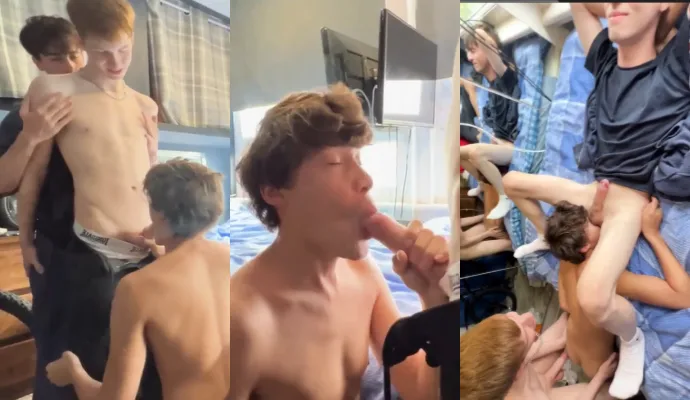Wild Euro College twinks Fucking in a Dorm Room