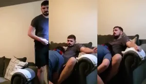 Married Family Man Serviced by a Grindr Faggot