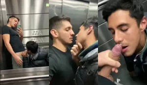 Sucking My Neighbors Dick in the Elevator